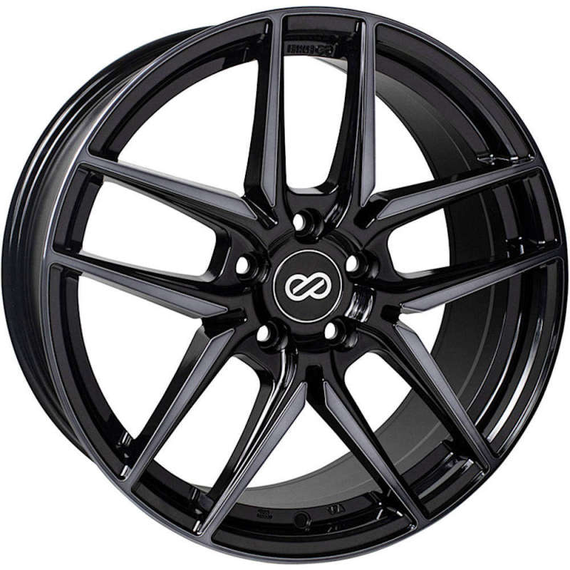 Enkei Icon 17x7.5 38mm Offset 5x100 72.6mm Bore Pearl Black Wheel