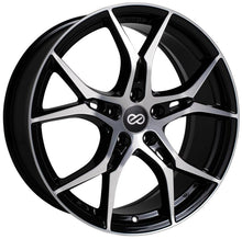 Load image into Gallery viewer, Enkei Vulcan 17x7.5 45mm Offset 5x114.3 Bolt 72.6mm Bore Black Machined Wheel