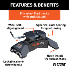 Load image into Gallery viewer, Curt Q25 5th Wheel Hitch w/Ford Puck System Legs