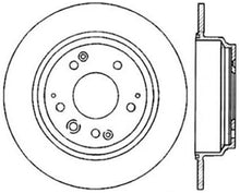 Load image into Gallery viewer, StopTech Power Slot 91-95 Acura Legend /96-98 RL / 95-98 Honda Odyssey Right Rear Cryo Slotted Rotor