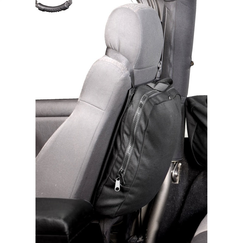 Rugged Ridge Seat Back Trail Bag Detachable 76-18 Jeep CJ / Jeep Wrangler