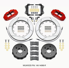 Load image into Gallery viewer, Wilwood Narrow Superlite 4R Rear Kit 14.00in Red 2007-up Jeep JK w/Lines