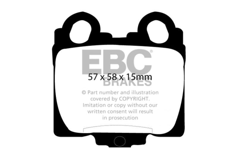 EBC 98-05 Lexus GS300 3.0 Redstuff Rear Brake Pads