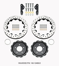 Load image into Gallery viewer, Wilwood Pro-Matrix Rear Kit Drilled 05-12 Mustang GT (2pc Hat/Rtr)