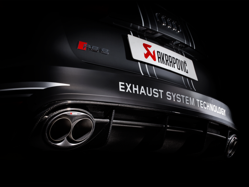 Akrapovic 14-17 Audi RS6 Avant (C7) Evolution Line Cat Back (Titanium) w/ Carbon Tips