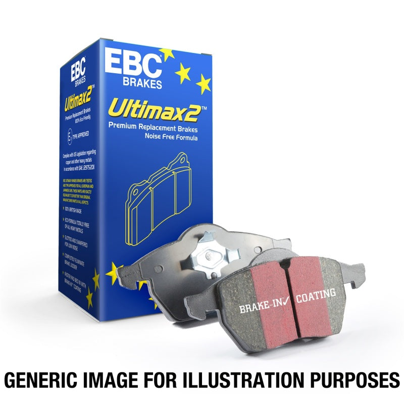 EBC 91-93 Nissan NX 2.0 (ABS) Ultimax2 Front Brake Pads
