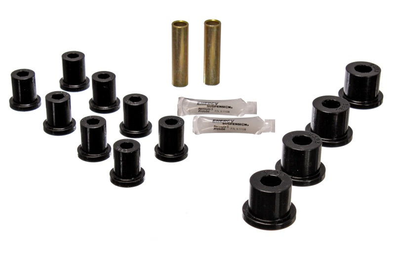 Energy Suspension Jeep Spring Bushing Set - Black - GTR Auto