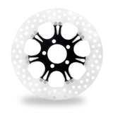 Performance Machine Disc/Carr 11.8 Virtue Rear Right - Contrast Cut Platinum