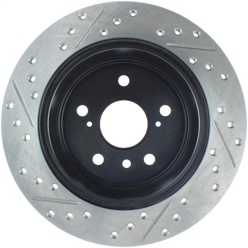 StopTech 07-09 Lexus ES 250/ES 300/ ES330/ES350 SportStop Slotted & Drilled Left Rear Rotor