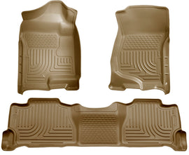 Husky Liners 07-13 GM Escalade/Suburban/Yukon WeatherBeater Tan Front & 2nd Seat Floor Liners - GTR Auto