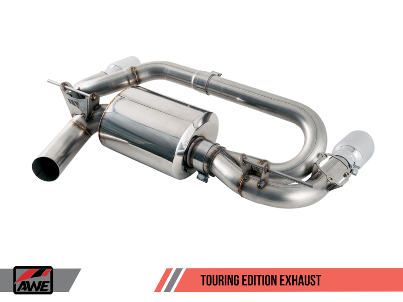 AWE Tuning BMW F22 M235i / M240i Touring Edition Axle-Back Exhaust - Diamond Black Tips (90mm)