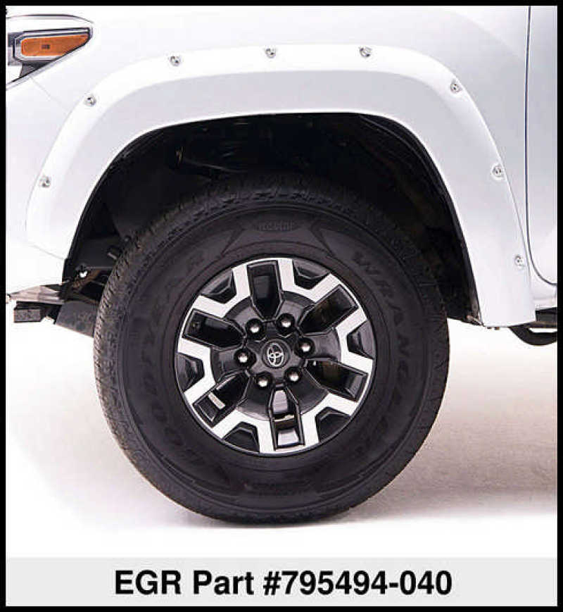 EGR 14+ Toyota Tundra Bolt-On Look Color Match Fender Flares - Set - Color MatchSuper White