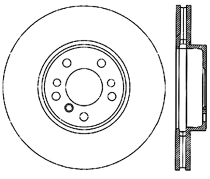 StopTech Slotted & Drilled Sport Brake Rotor