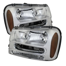 Load image into Gallery viewer, Xtune Chevy Trailblazer 02-09 Crystal Headlights Chrome HD-JH-CTB02-AM-C