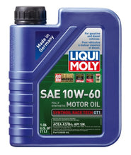 Load image into Gallery viewer, LIQUI MOLY 1L Synthoil Race Tech GT1 Motor Oil 10W60 - Single