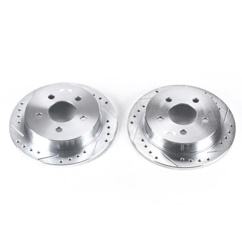 Power Stop 04-05 Buick Century Rear Evolution Drilled & Slotted Rotors - Pair