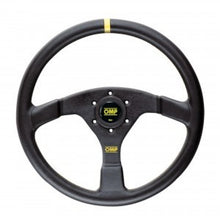 Load image into Gallery viewer, OMP Velocita Flat Steering Wheel 350mm - - Large Leather (Black)