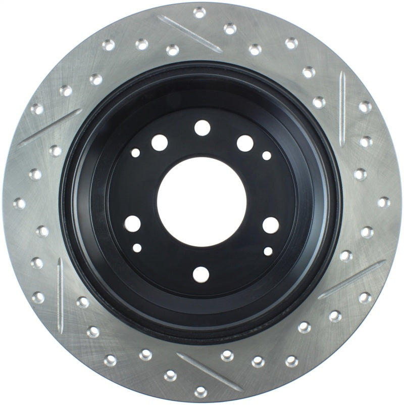 StopTech Power Slot 91-95 Acura Legend / 95-98 Honda Odyssey Right Rear Drilled & Slotted Rotor