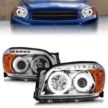 Load image into Gallery viewer, ANZO 2006-2008 Toyota Rav4 Projector Headlights w/ Halo Chrome (CCFL)