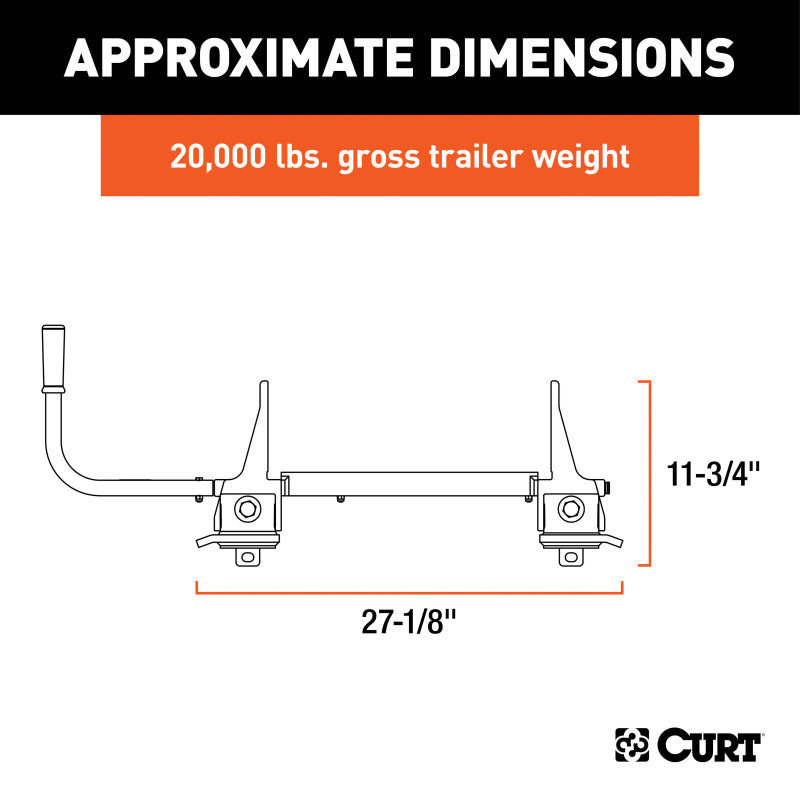 Curt R20 5th Wheel Roller