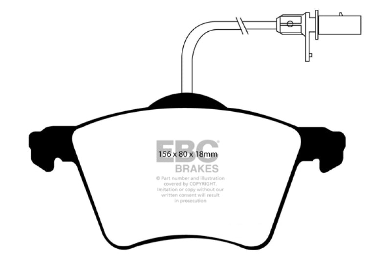 EBC 01 Volkswagen Eurovan 2.8 (300mm) Ultimax2 Front Brake Pads