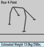 Cusco Safety 21 2-Passenger 4-Point Rear Roll Cage 89-96 Toyota MR2 (Non-T-Bar Roof) (S/O/No Cancel)