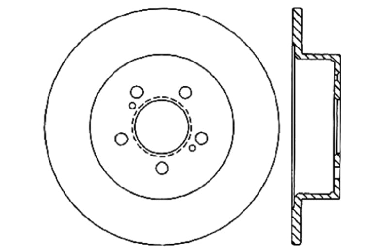 StopTech Drilled Sport Brake Rotor