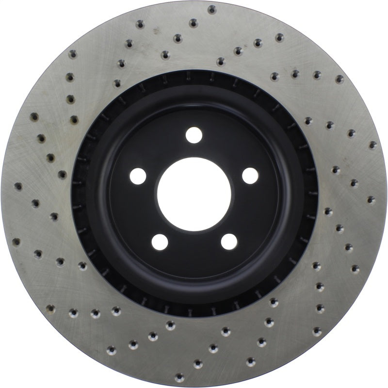 StopTech 07-13 Mustang Shelby / 10-13 GT / 12-13 Boss 302 Fr Left Drilled CRYO-STOP Brake Rotor