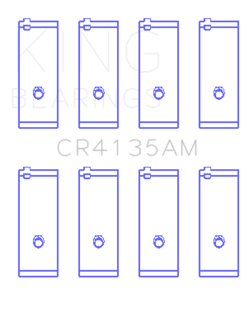 King Engine Bearings 85-01 Toyota 5SFE L4 DOHC 16 Valves (Size +1.0) Rod Bearing Set