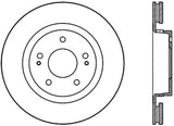 StopTech Power Slot 05-06 Mitsubishi Outlander Front Cryo Slotted Rotor - Right