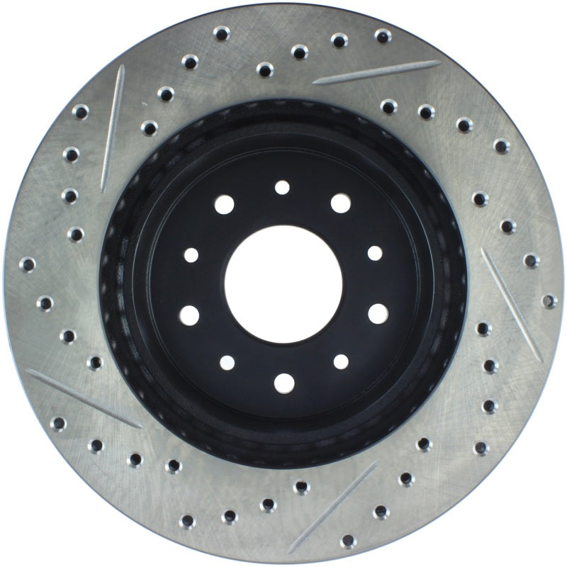 StopTech 63-82 Chevrolet Corvette Front Left Slotted & Drilled Rotor