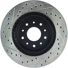 Load image into Gallery viewer, StopTech 63-82 Chevrolet Corvette Front Left Slotted &amp; Drilled Rotor