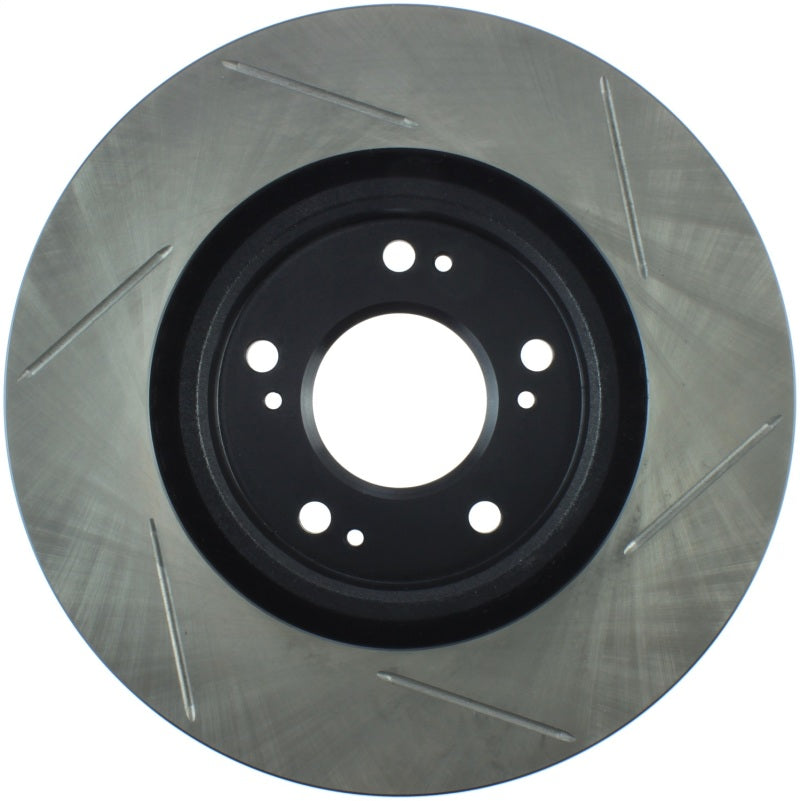 StopTech Power Slot 06-09 Mitsubishi Eclipse GS 4cyl / GT 6cyl Slotted Right Front Rotor