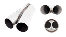 Load image into Gallery viewer, XForce Merge Pipe From Twin 2&quot; To 2.5&quot; S/Steel
