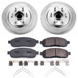 Power Stop 06-08 Lincoln Mark LT Front Z17 Coated Brake Kit