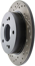 Load image into Gallery viewer, StopTech 02/94-98 Nissan 240SX SportStop Slotted &amp; Drilled Rear Right Rotor
