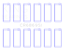 King Engine Bearings Jeep AMC 232CI/242CI/248CI I6 (Size STD) Connecting Rod Bearing Set