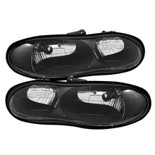 Load image into Gallery viewer, xTune 98-02 Chevy Camaro Crystal Headlights (Black) HD-JH-CCAM98-BK