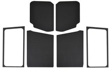 Load image into Gallery viewer, DEI 18-23 Jeep Wrangler JL 2-Door Boom Mat Complete Headliner Kit - 7 Piece - Black Leather Look