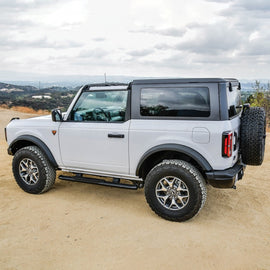 Westin 21-22 Ford Bronco (2-Door) PRO TRAXX 4 Oval Nerf Step Bars - Textured Black - GTR Auto