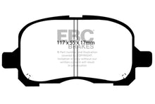 Load image into Gallery viewer, EBC 98-02 Chevrolet Prism 1.8 Redstuff Front Brake Pads