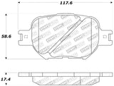 StopTech Performance 05-08 Scion tC/ 01-05 Celica GT/ 00-05 Celica GT-S Front Brake Pads