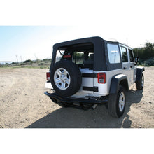 Load image into Gallery viewer, Westin 2007-2015 Jeep Wrangler 2dr &amp; 4dr w/o Factory Hitch Trailblazer Rear Bumper - Black Wrinkle