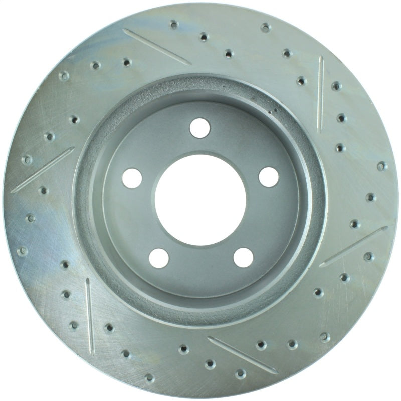 StopTech Select Sport 90-98 Jeep Cherokee 4WD/93-98 Grand Cherokee Slotted/Drilled Right Front Rotor