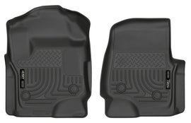 Husky Liners 17 Ford F-250 Super Duty SuperCab WeatherBeater Black Floor Liners - GTR Auto