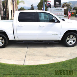 Westin 19-20 Ram 1500 Quad Cab (Excludes Ram 1500 Classic) PRO TRAXX 4 Oval Nerf Step Bars - Black - GTR Auto
