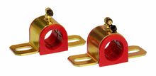 Load image into Gallery viewer, Prothane Universal 90 Deg Greasable Sway Bar Bushings - 31MM - Type B Bracket - Red