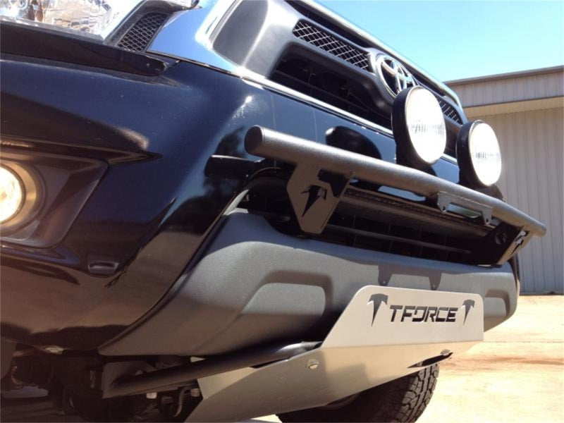 N-Fab Light Bar 12-15 Toyota Tacoma - Tex. Black - Light Tabs w/o License Plate Tabs