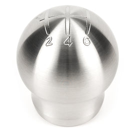 Raceseng Contour Shift Knob (Gate 1 Engraving) M10x1.5mm Adapter - Brushed