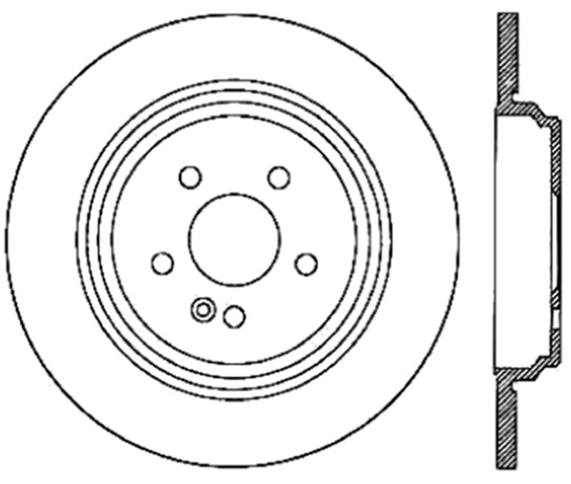 StopTech Drilled Sport Brake Rotor